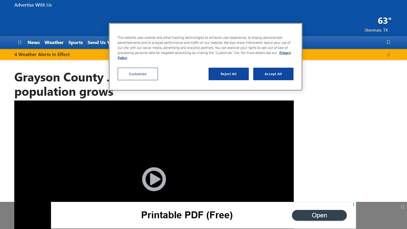 Grayson County Jail needs more staff as inmate population grows